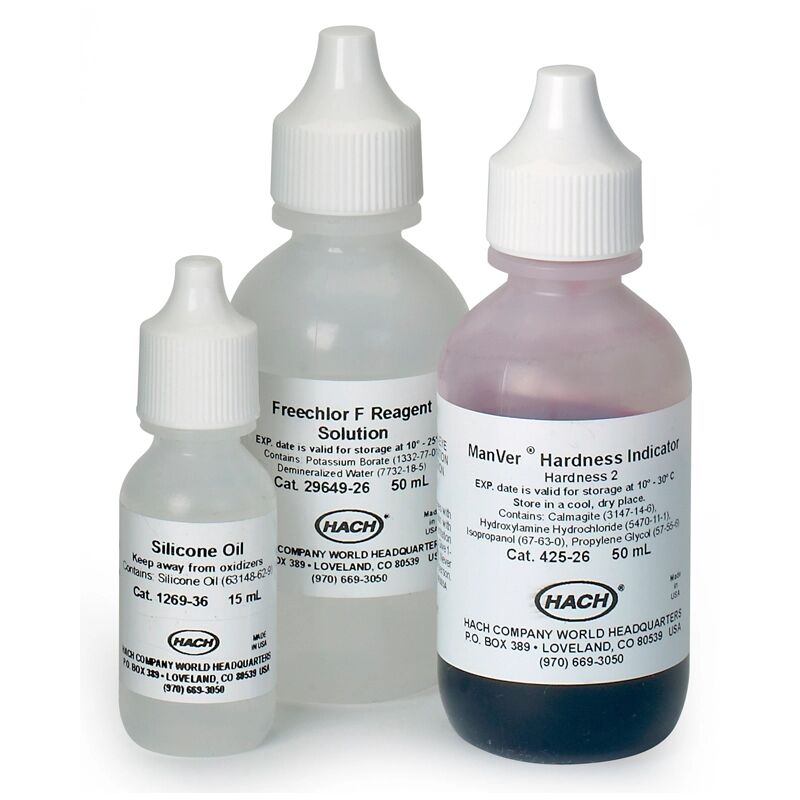 Alkaline cyanide-reagenssiliuos, 50 ml Mn-testiin, 50 ml SCDB, UN2922 8+6.1, II