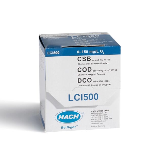 COD ISO15705 0-150 mg/l, 24 kpl/pkt (UN3316 9.II)