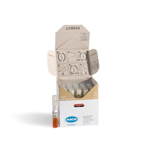 COD 1000-10000 mg/l, 25 kpl/pkt UN2922 8.I (6.1)