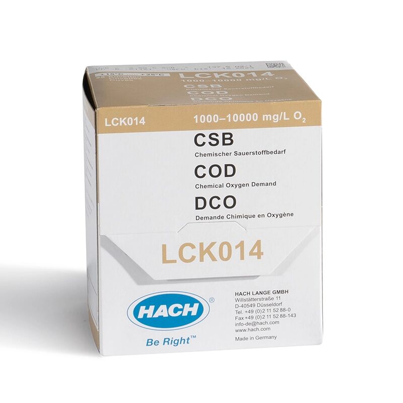 COD 1000-10000 mg/l, 25 kpl/pkt UN2922 8 (6.1) II