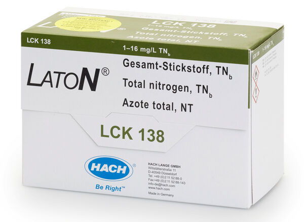LATON Kokonaistyppi 1-16 mg/l, 25 kpl/pkt (UN3316 9.II)