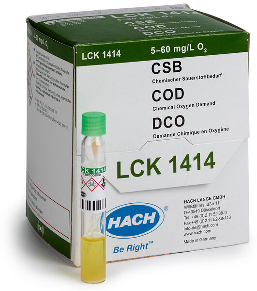 COD 5-60 mg/l, 25 kpl/pkt (UN3316 9.II)