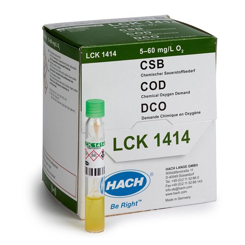 COD 5-60 mg/l, 25 kpl/pkt (UN3316 9.II)