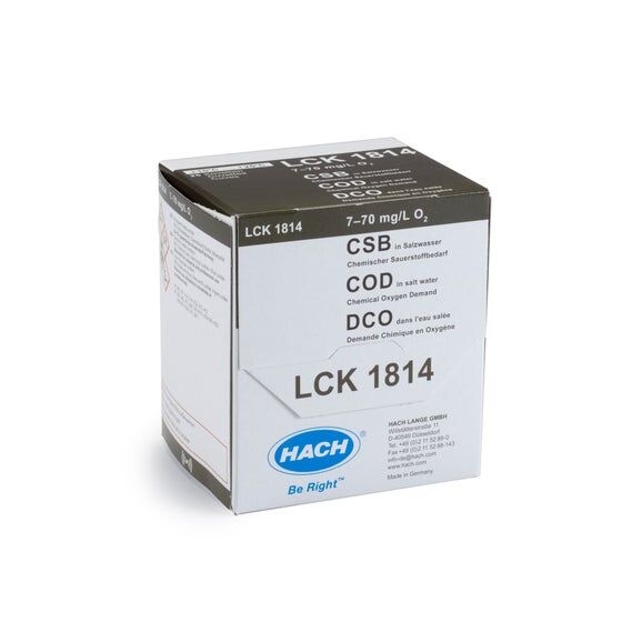 COD 7–70 mg/L O2, 25 kpl/pkt (UN3316 9.II)