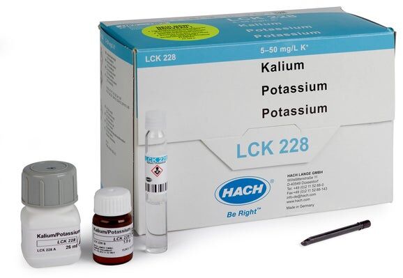 Kalium 5-50 mg/l, 25 kpl/pkt (UN3316 9.II)