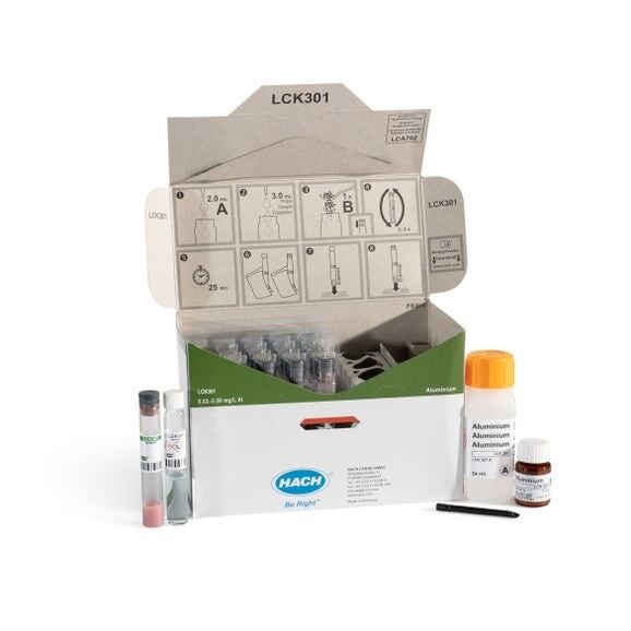 Alumiini 0.02-0.5 mg/l, 24 kpl/pkt (UN3316 9.III)