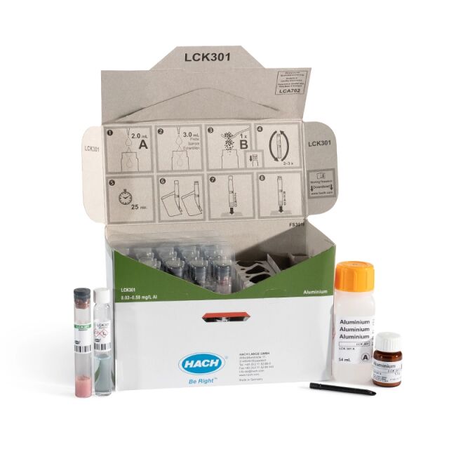 Alumiini 0.02-0.5 mg/l, 24 kpl/pkt (UN3316 9.III)