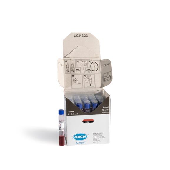Fluoridi 0.1-2.5 mg/l, 25 kpl/pkt (UN3316 9.II)