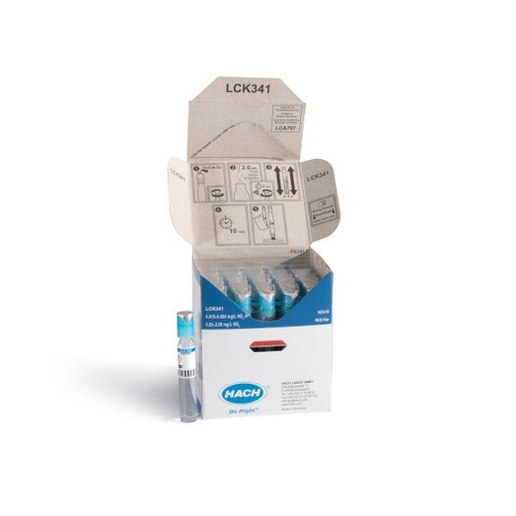 Nitriitti 0.015-0.6 mg/l, 25 kpl/pkt ei UN