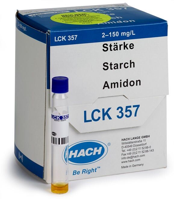 Tärkkelys 2-150 mg/l, 25 kpl/pkt ei UN