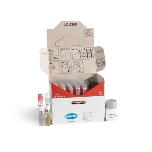 Sinkki 0.2-6 mg/l, 24 kpl/pkt (UN3316) 9.II