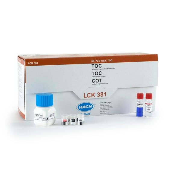 TOC 60-735 mg/l, 25 kpl/pkt LCW912 tarvitaan (UN3316 9.II)