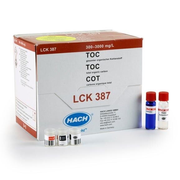 TOC 300-3000 mg/l, 25 kpl/pkt ei UN