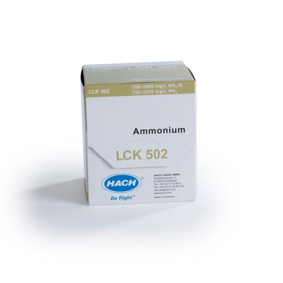 Ammonium 100-1800 mg/l NH4-N, 25 kpl/pkt (UN3316 9.II)