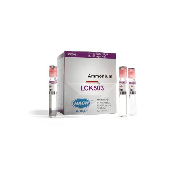 Ammonium 10-100 mg/l, 25 kpl/pkt (UN3316 9.II)