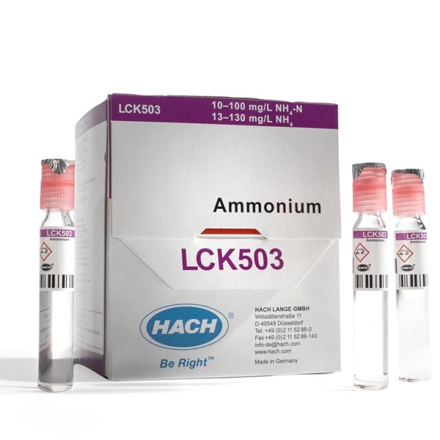Ammonium 10-100 mg/l, 25 kpl/pkt (UN3316 9.II)