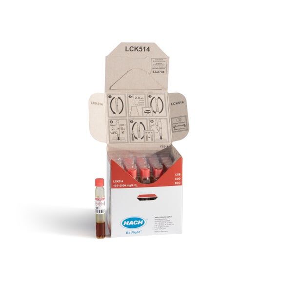 COD 100-2000 mg/l, 25 kpl/pkt UN2922 8 (6.1) I