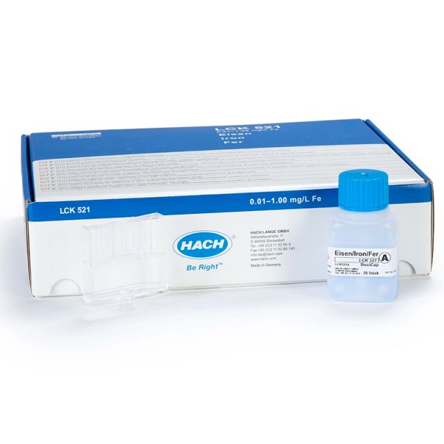 Rauta 0.01-1 mg/l 50 mm, 20 kpl/pkt (UN3077 9.III)