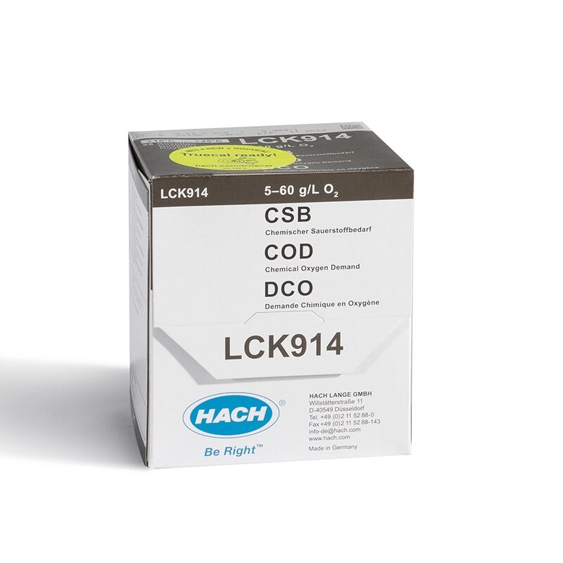 COD 5-60 g/l, 25 kpl/pkt UN2922 8 (6.1) II