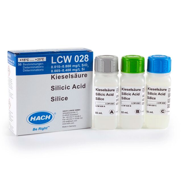 Silikaatti 0.01-0.8 mg/l SiO, 50 kpl/pkt LCW906 / LZP341 vaaditaan, (UN3316) 9.II