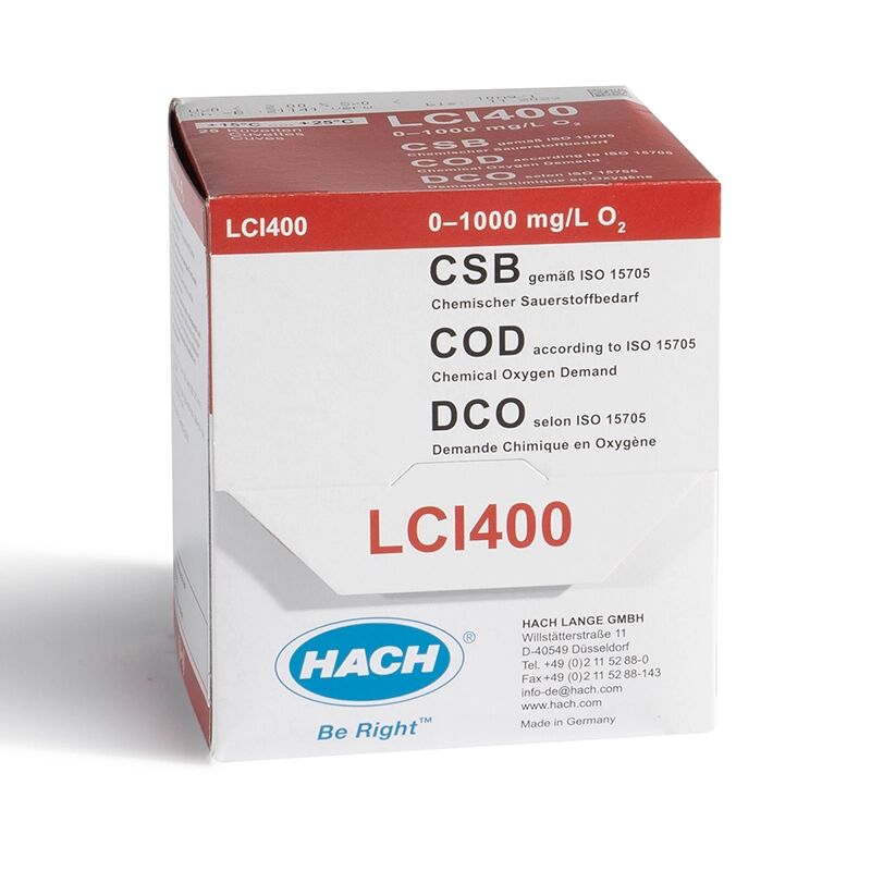 COD ISO15705 0-1000 mg/l, 24 kpl/pkt (UN3316 9.II)