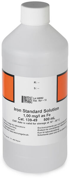 Rauta-standardi 1 mg/l,  500 ml ei UN