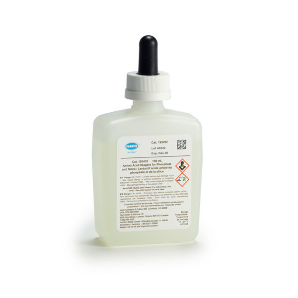 Aminohappo-reagenssi MDB, 100 ml 100 testiä, SiO2 ja PO4 varten, ei UN
