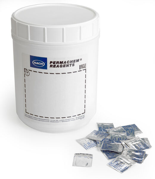 Kokonaiskloori PP 0.02-2.00 mg/l DPD, 1000 kpl/pkt 10 ml näyte, ei UN
