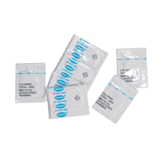 Kokonaiskloori PP 0.02-2.00 mg/l DPD, 100 kpl/pkt 10 ml näyte,  ei UN