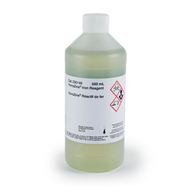 FerroZine Rauta-reagenssi 0.009-1.400 mg/l, 500 ml UN2810 6.1 III