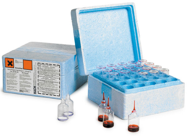 Liuenneen hapen reagenssi 0-1.00 mg/l, AV 25 kpl/pkt - ei UN