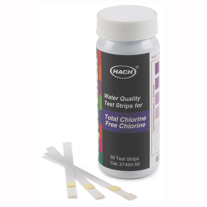 Kloori testiliuska 0-10 mg/l, 50 kpl/pkt 