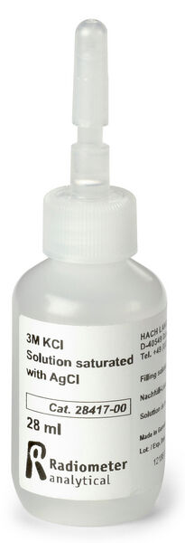 Elektrodin täyttöliuos 3M KCl/AgCl, 28 ml PHC301/MTC301-elektrodeille, ei UN