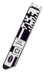 ChemKeys vapaa kloori 0.04-4.00 mg/l, 300 kpl/pkt (12 x 25 kpl)