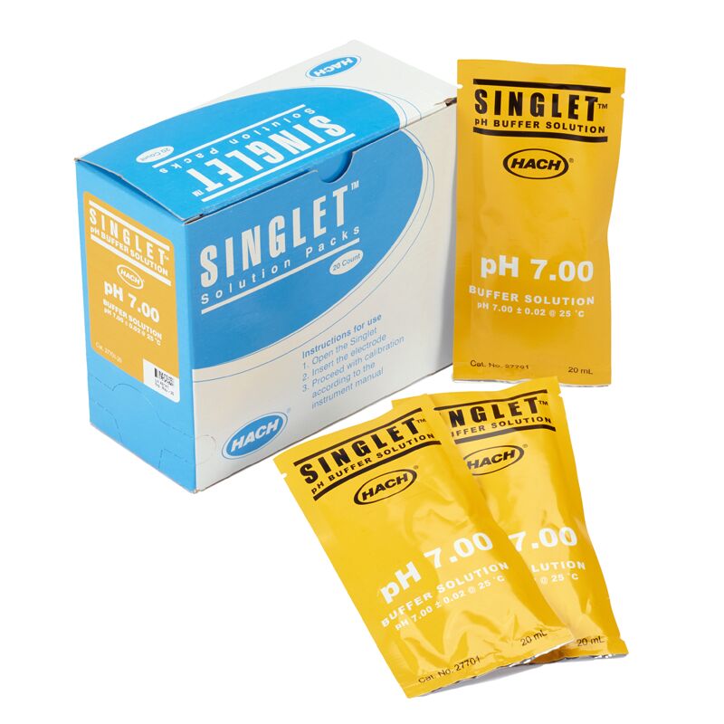 pH-puskuriliuos Singlet pH 7.00, 20 kpl/pkt pH 7.00 / 20 kpl/pkt